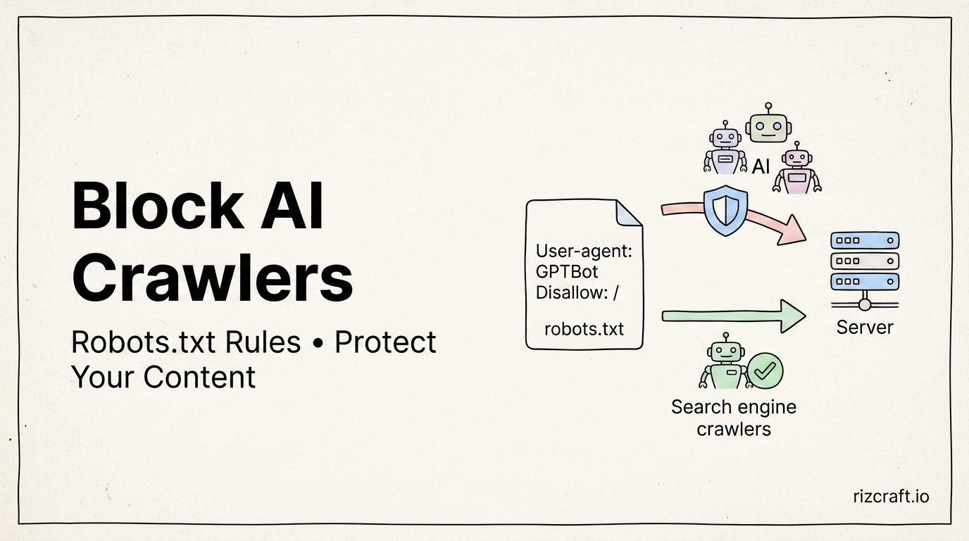 How to Block (or Allow) AI Crawlers Like GPTBot and ClaudeBot in Robots.txt