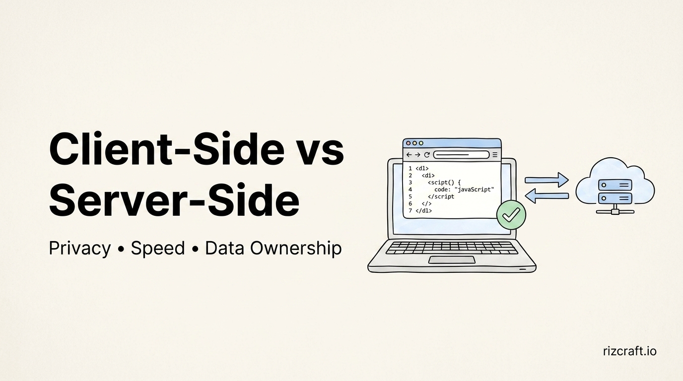 Client-Side vs Server-Side Tools - How to Verify “No Upload” Claims