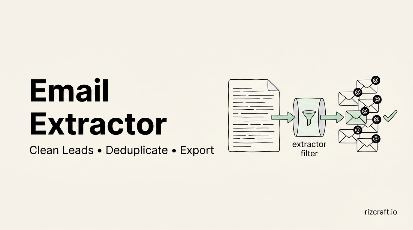 How to Pull Every Email Address Out of a Messy Text Dump