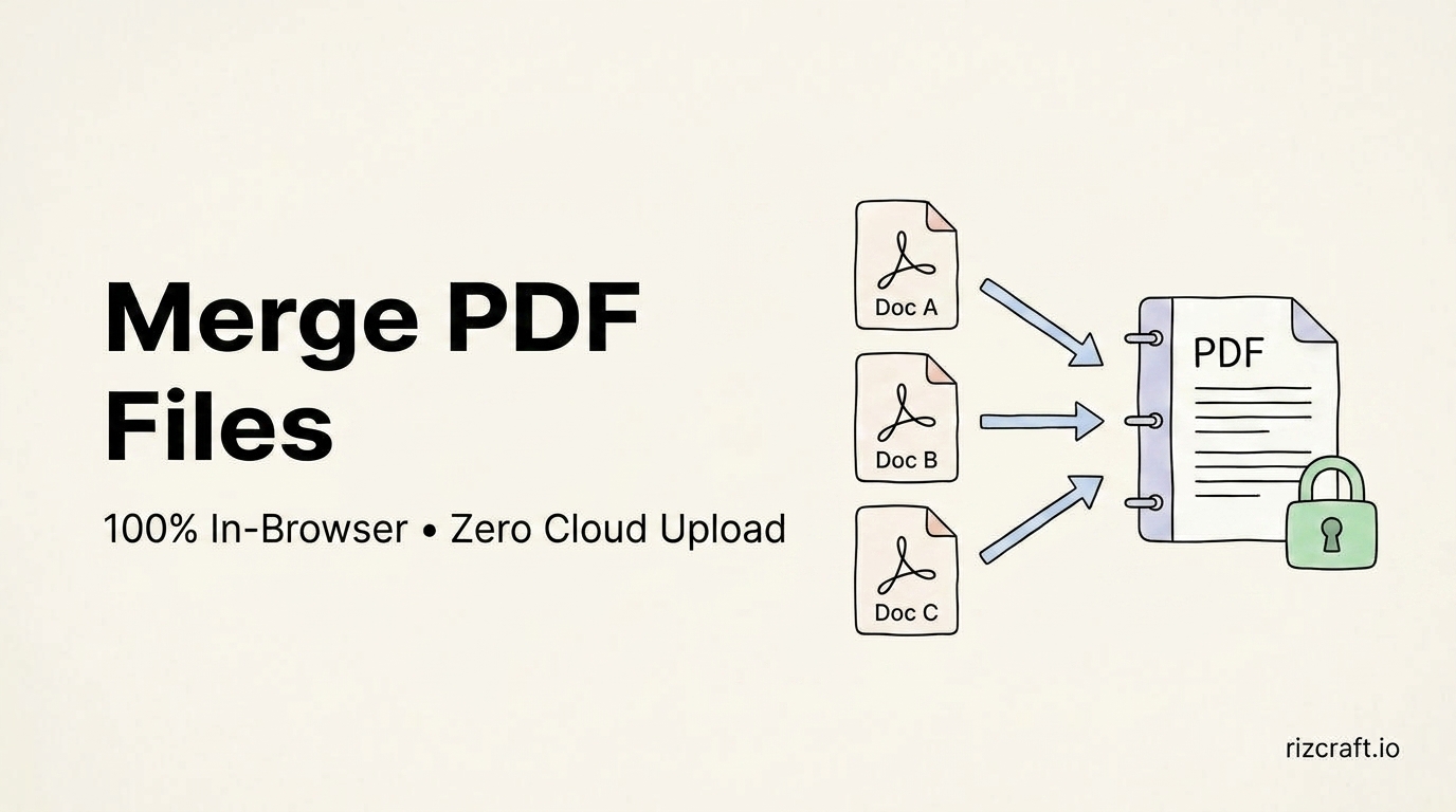 How to Merge PDFs Without Losing Quality (or Uploading Anything)